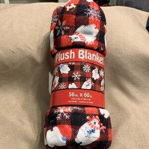 I Scream Beary Holiday Plush Blanket